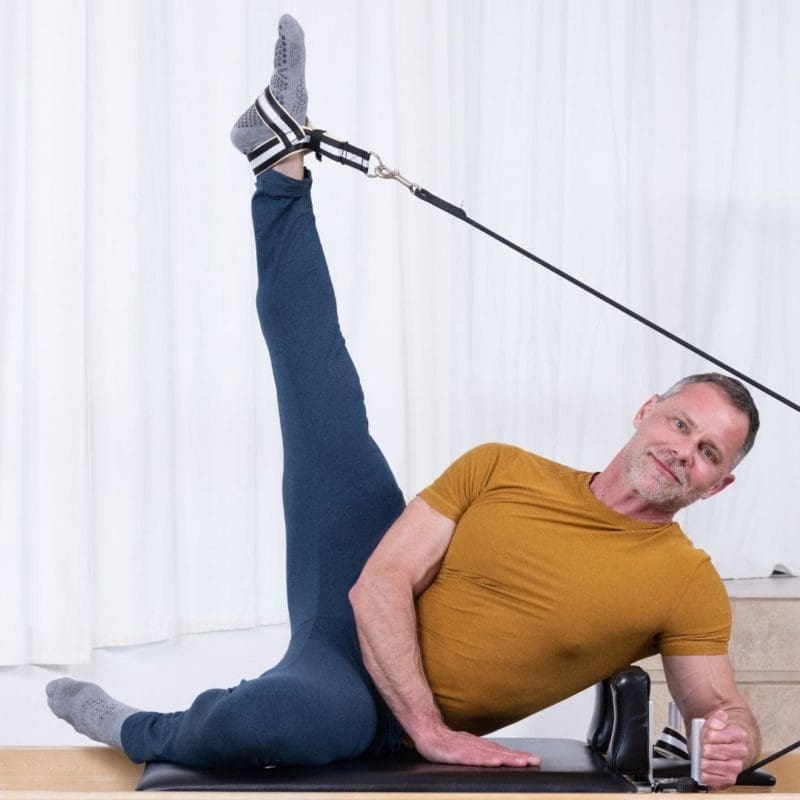 ELEMENTS Sean Bergara Collection foot Y wide in use on a reformer